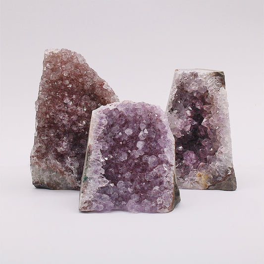 Baby cattedrale grezza in ametista / 70-120 mm