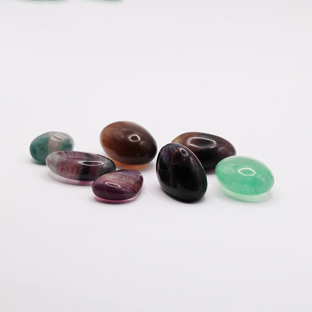 Fluorite arcobaleno burattata / 20-30 mm