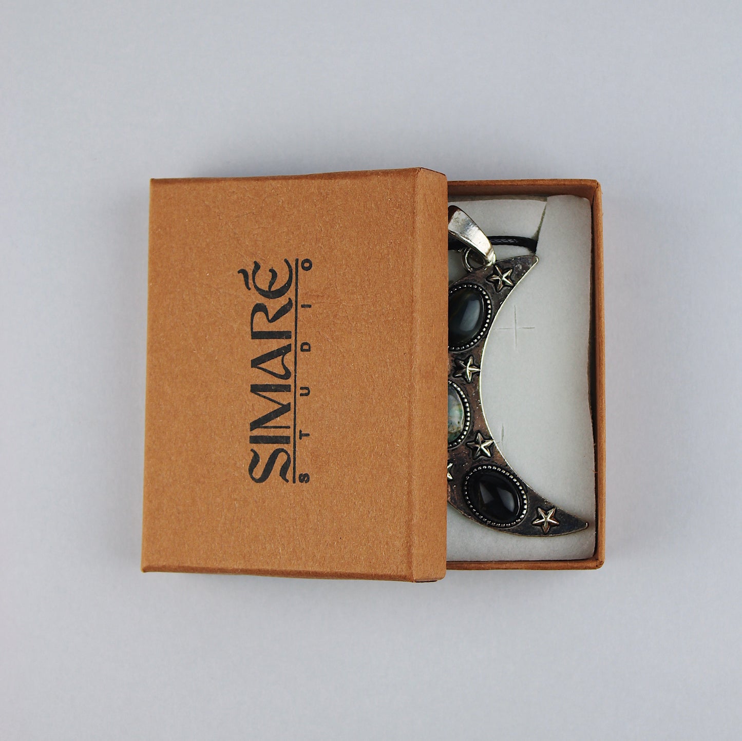 Collana luna in clorite