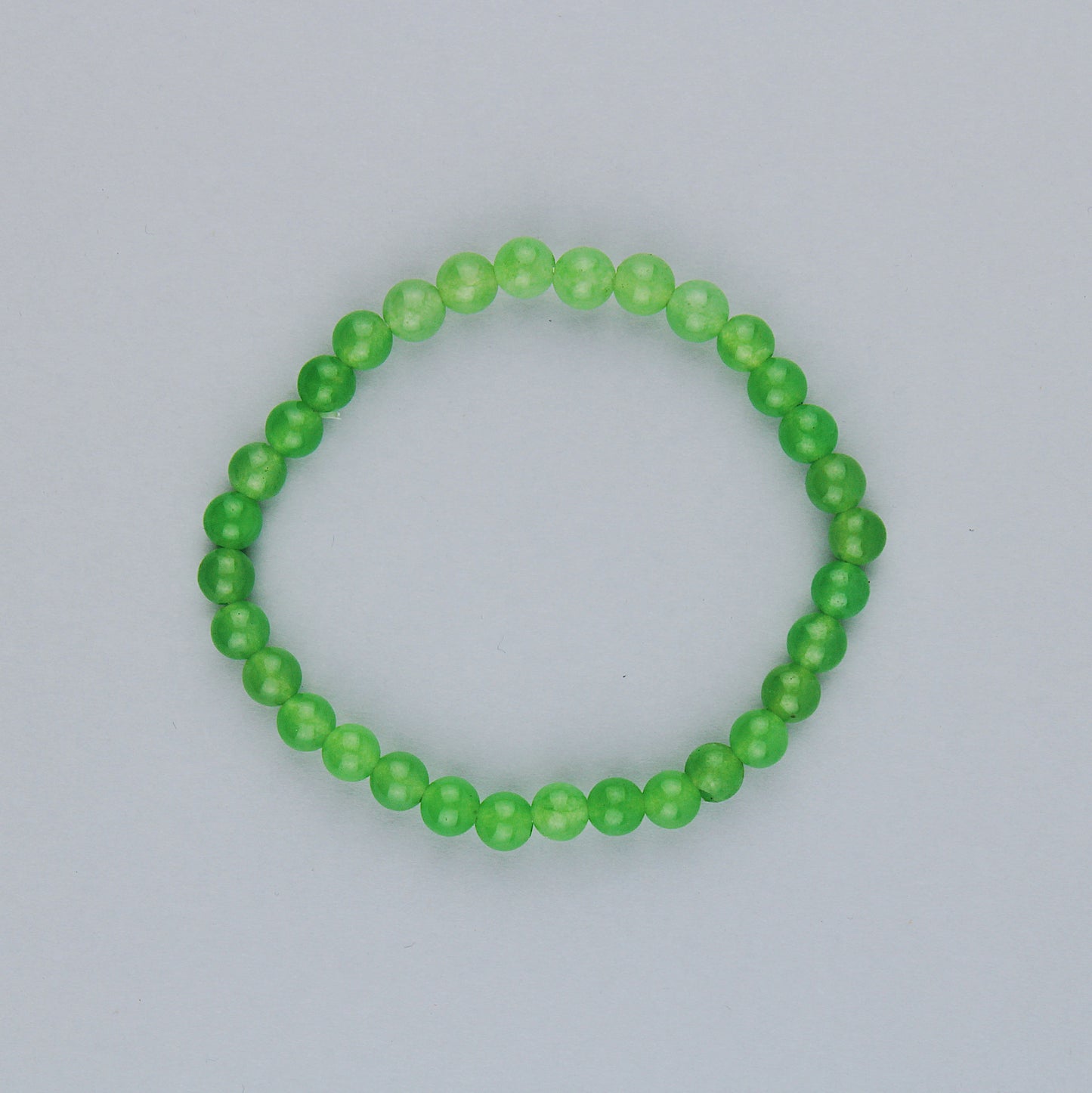 Bracciale in avventurina verde / pietre Ø 6 mm