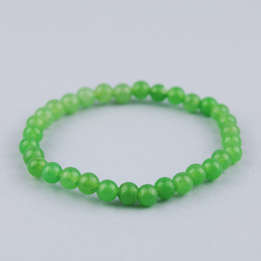 Bracciale in avventurina verde / pietre Ø 6 mm