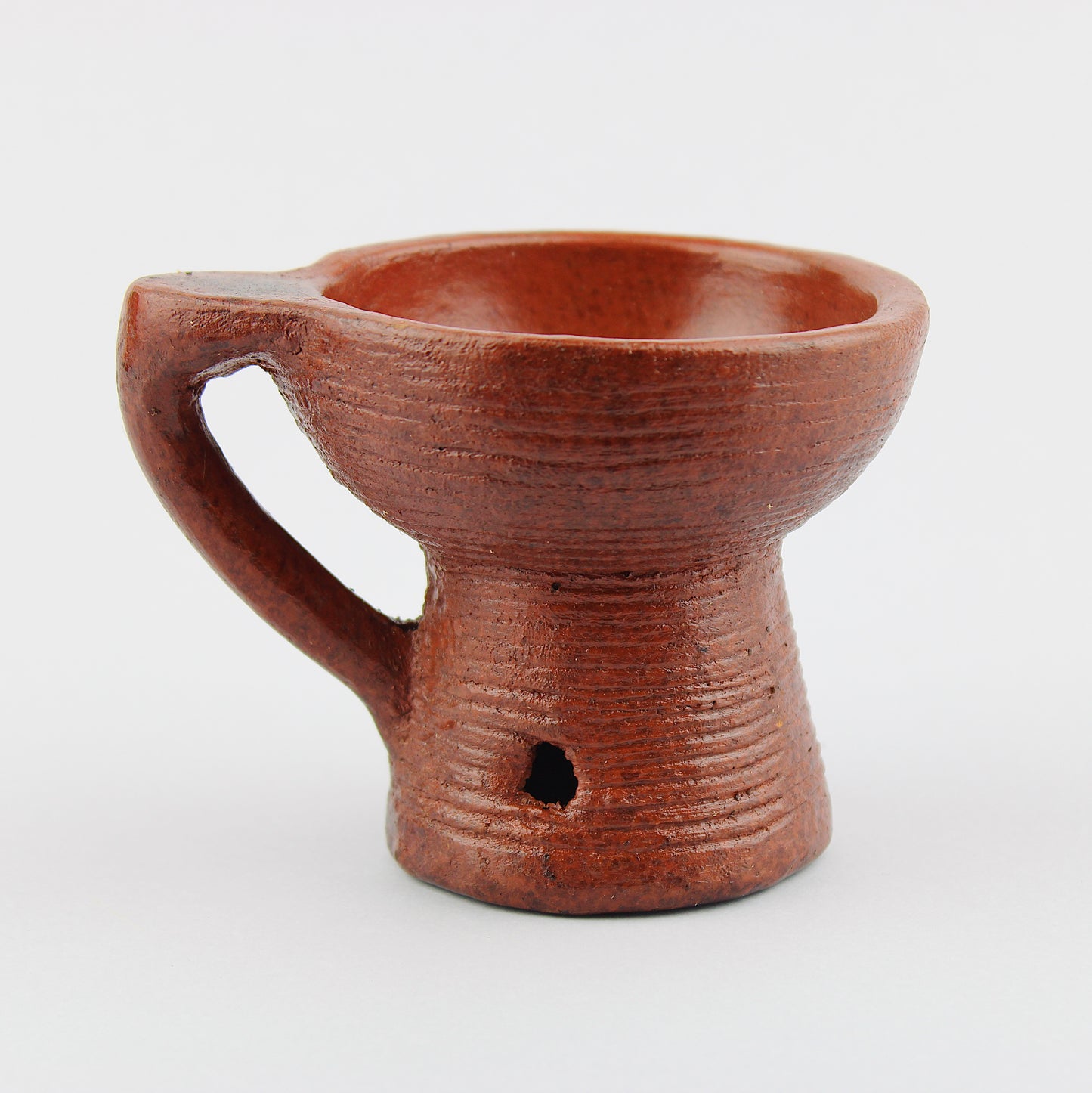 Braciere in ceramica per incenso in grani o porta palo santo / terracotta