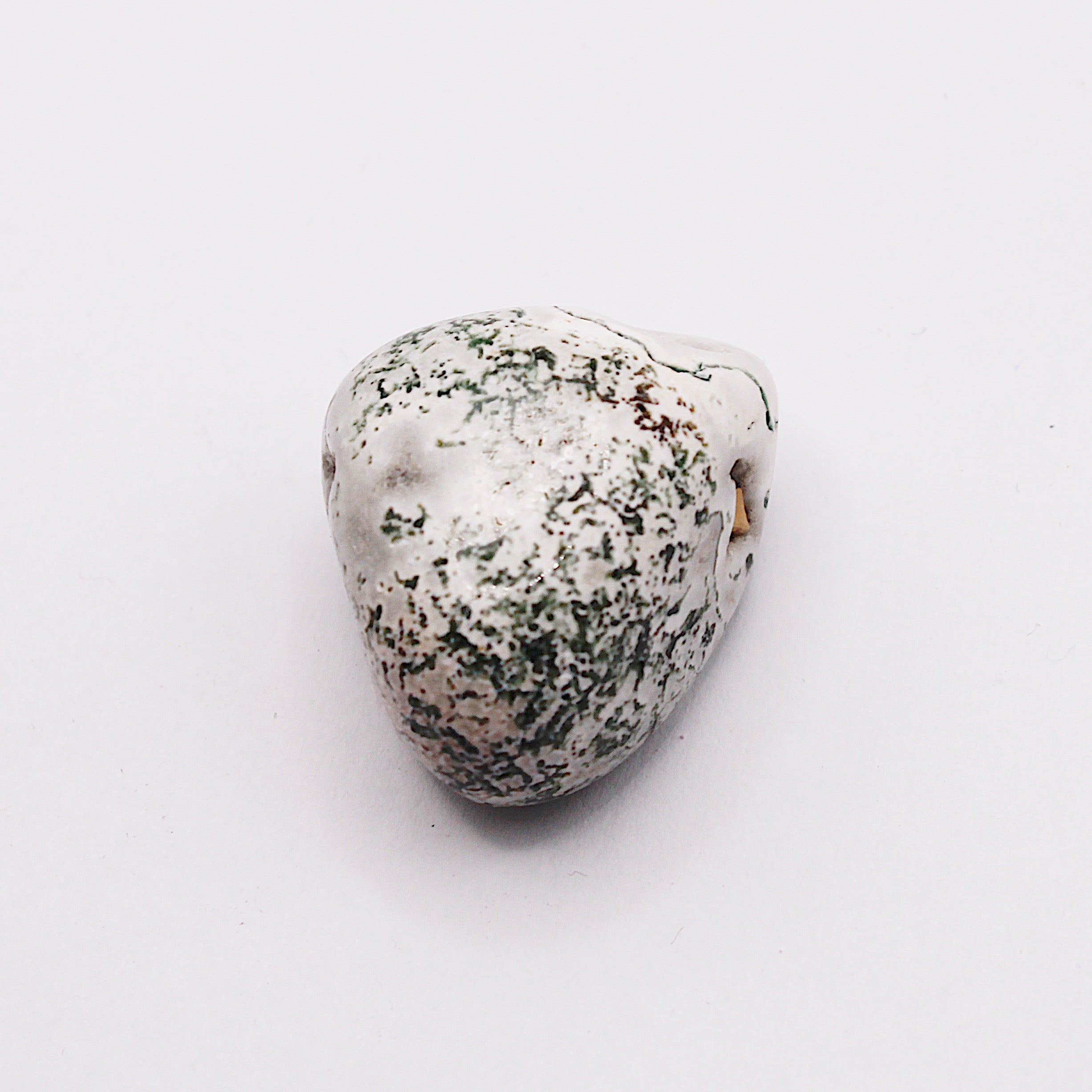 Moss agate bracelet / stones Ø 6 mm