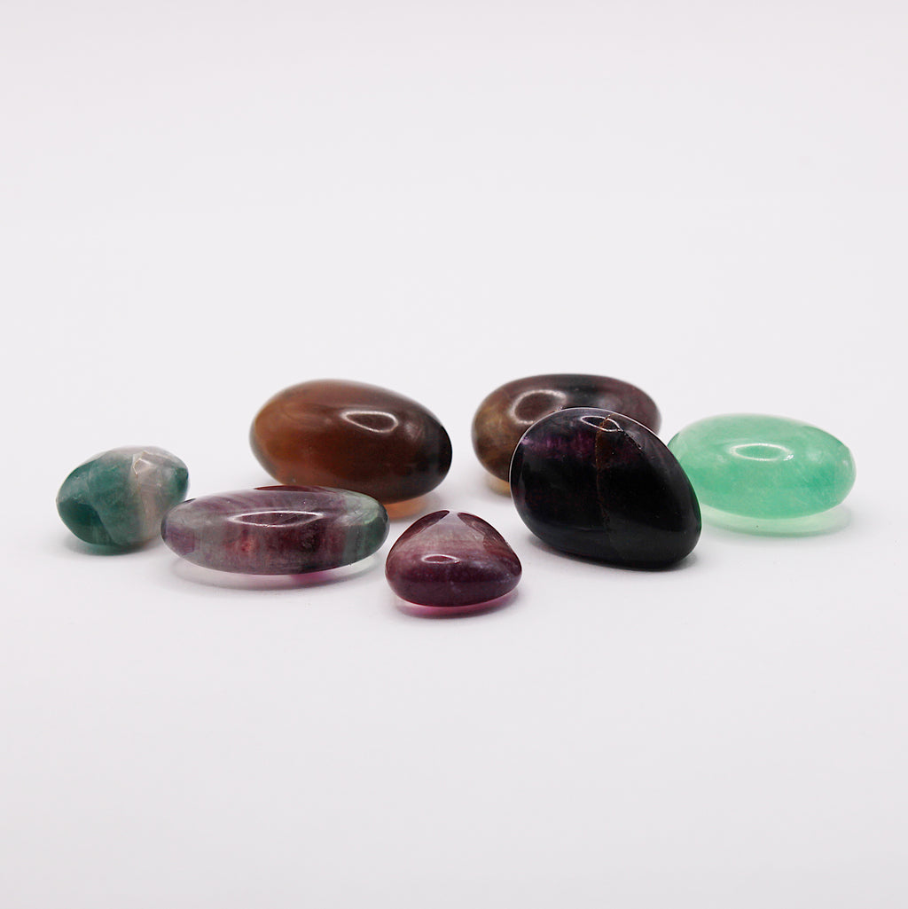 Fluorite arcobaleno burattata / 20-30 mm