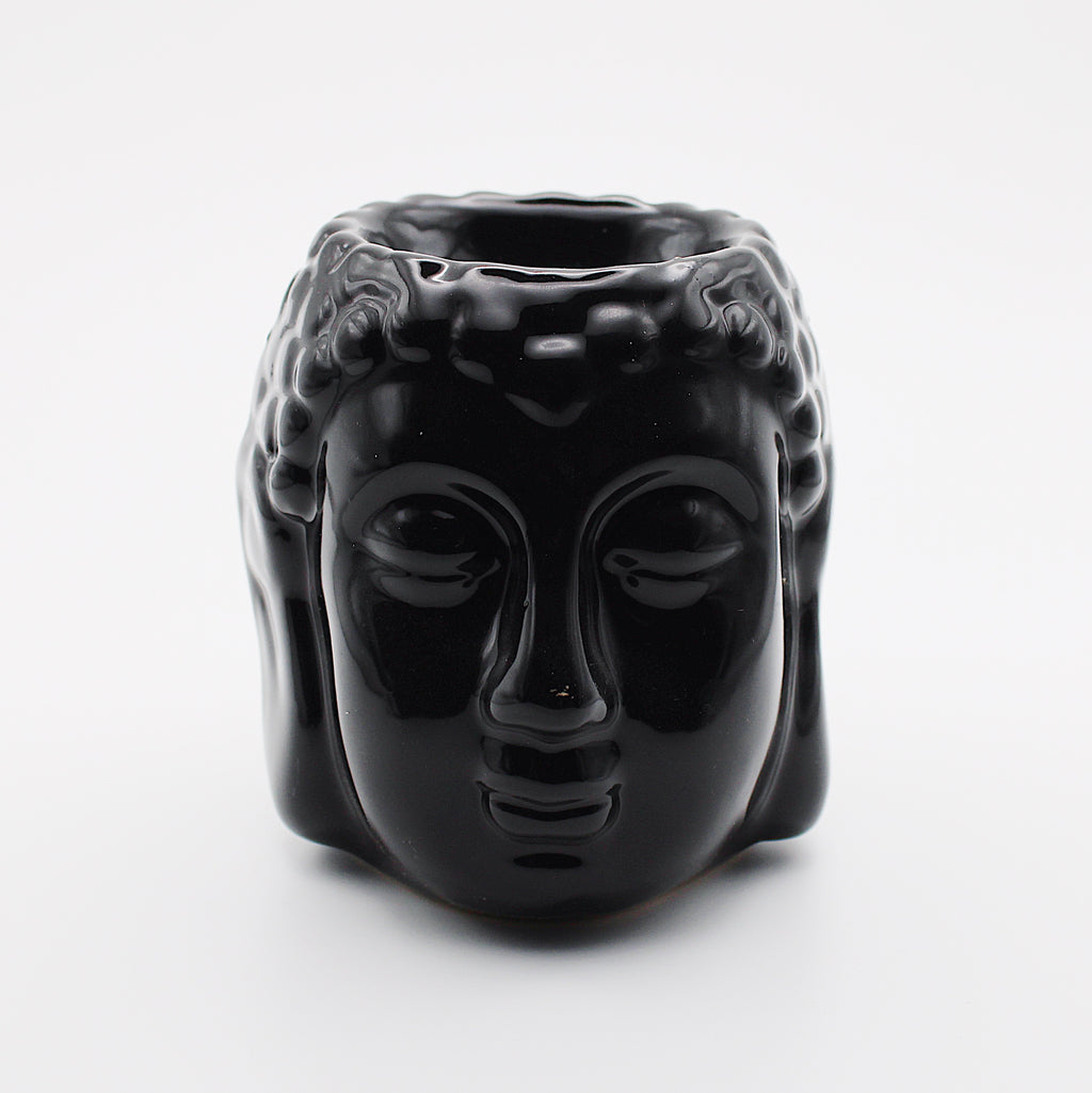 Diffusore per aromi in ceramica / Buddha nero / 9 cm
