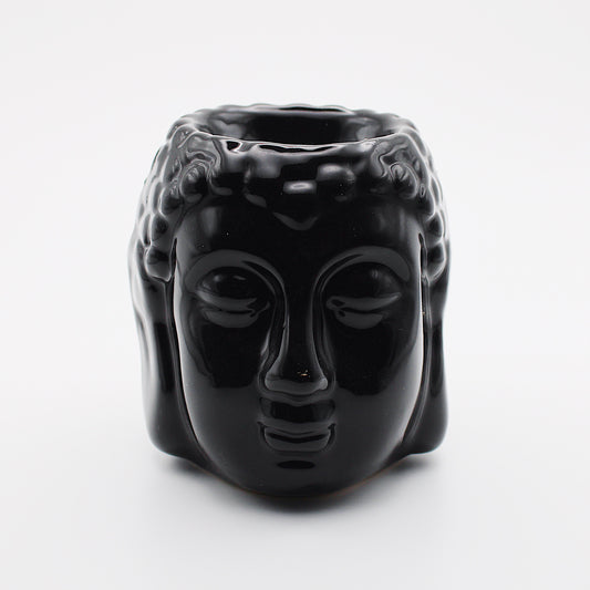 Diffusore per aromi in ceramica / Buddha nero / 9 cm