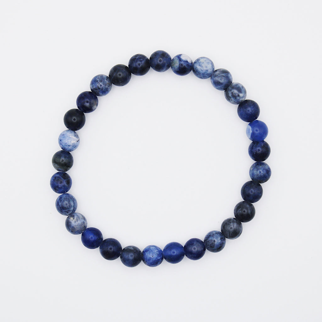 Bracciale in sodalite / pietre Ø 6 mm