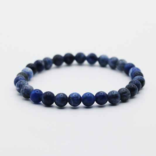 Bracciale in sodalite / pietre Ø 6 mm