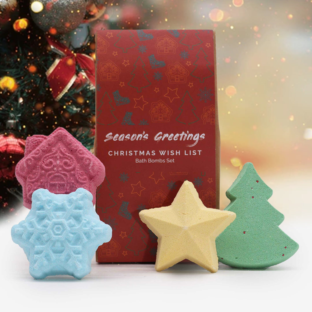 Frizzanti da bagno natalizi / lista dei desideri