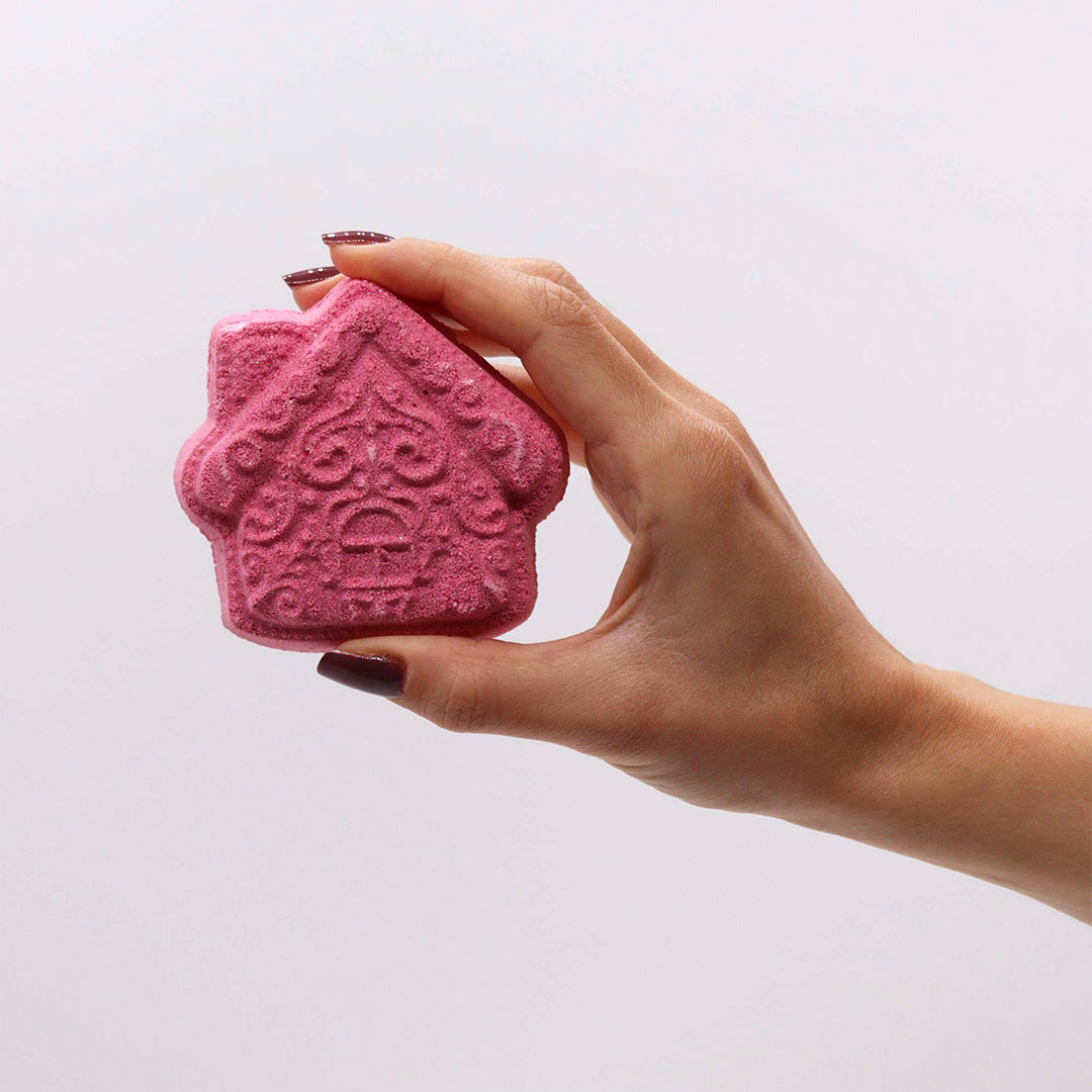 Frizzanti da bagno natalizi / Città di pan di zenzero