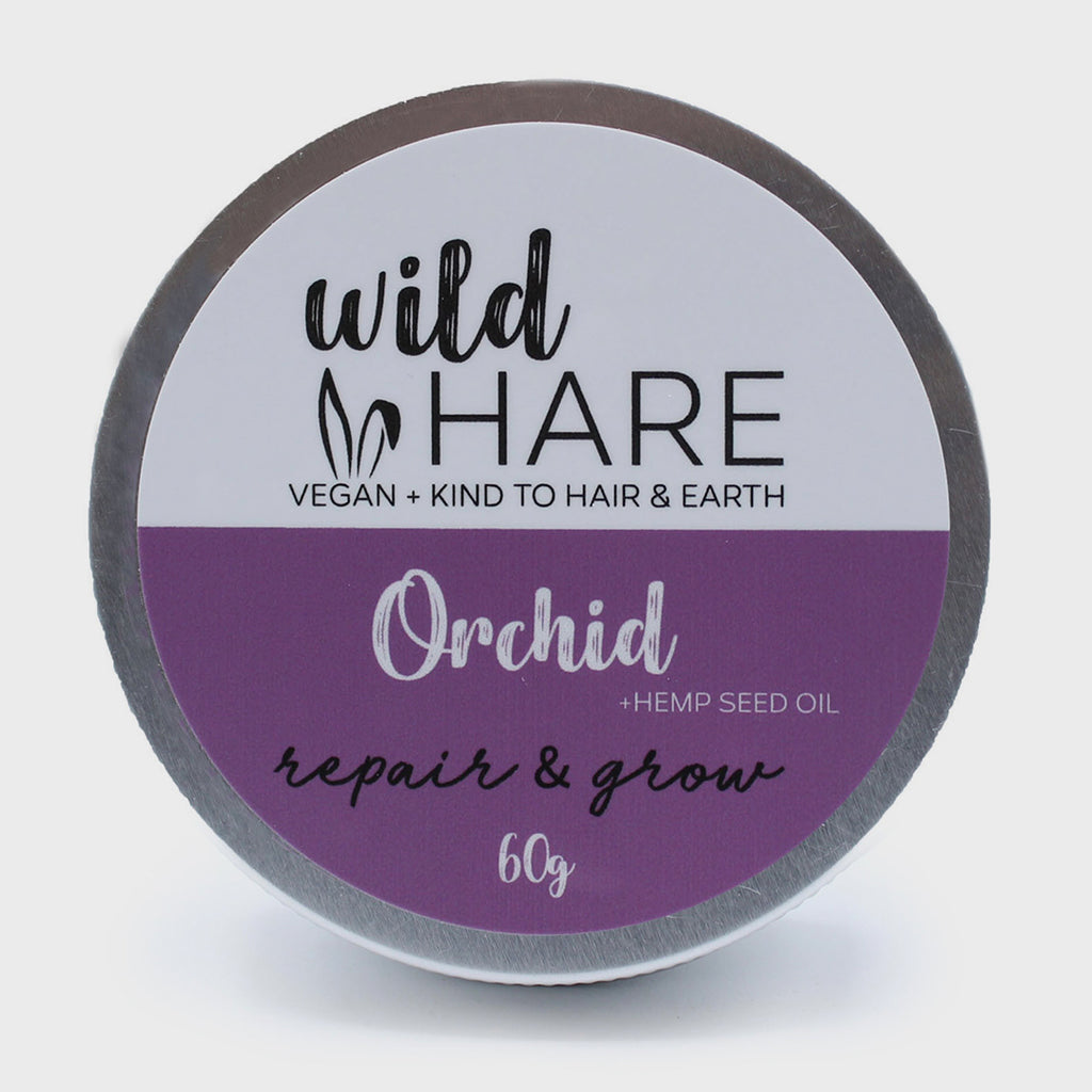 Shampoo solido vegano per capelli / orchidea