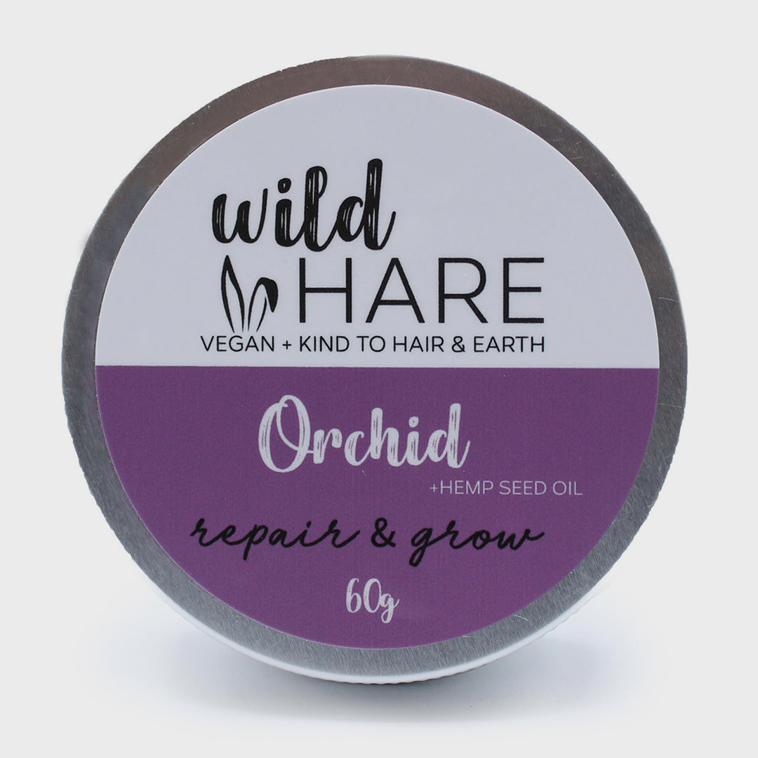 Shampoo solido vegano per capelli / orchidea