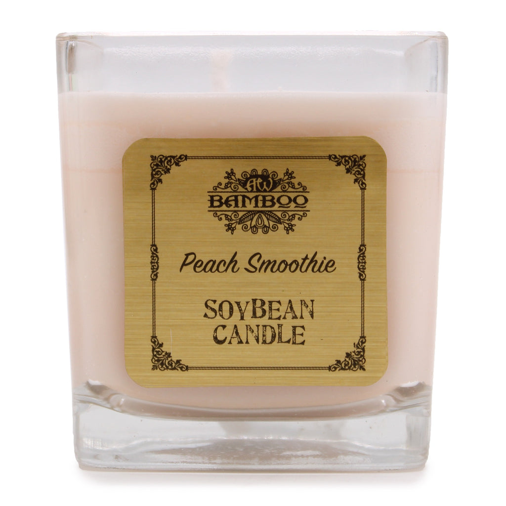 Candela di soia / smoothie alla pesca / 30-35 ore / 150 gr