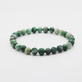 Bracciale in serpentino / pietre Ø 6 mm