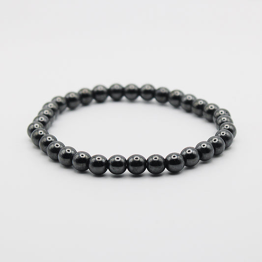 Bracciale in ematite / pietre Ø 6 mm