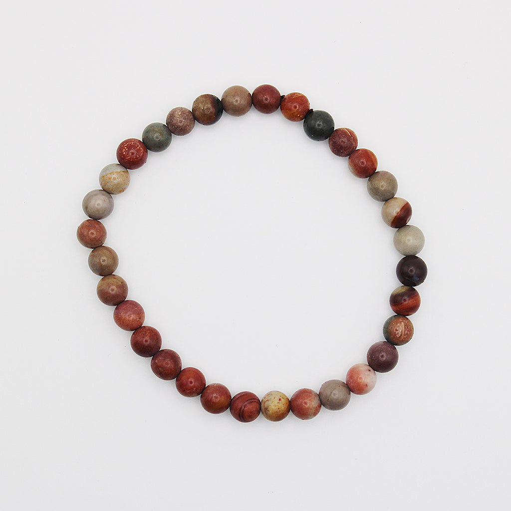 Bracciale in diaspro oceano / pietre Ø 6 mm