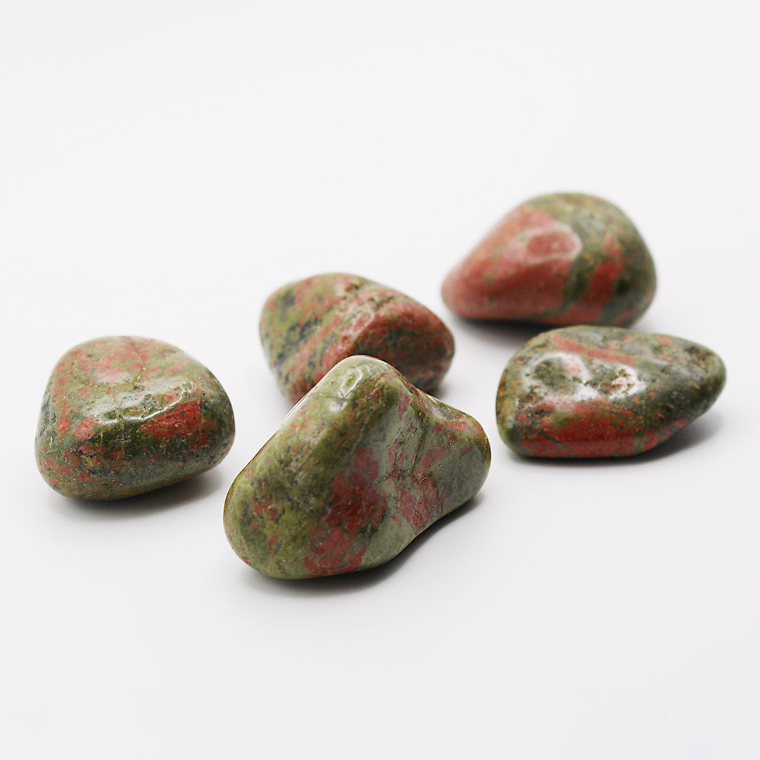 Unakite burattata / 20-30 mm