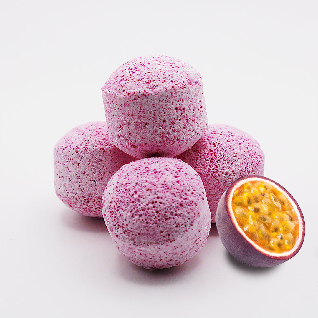 Mini bath bomb / frutto della passione / 20 pz