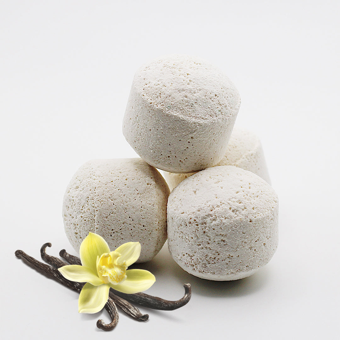 Mini bath bomb / pasticcino alla vaniglia / 20 pz