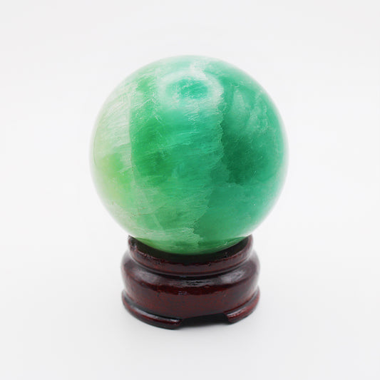 Sfera in fluorite verde / Ø 60 mm