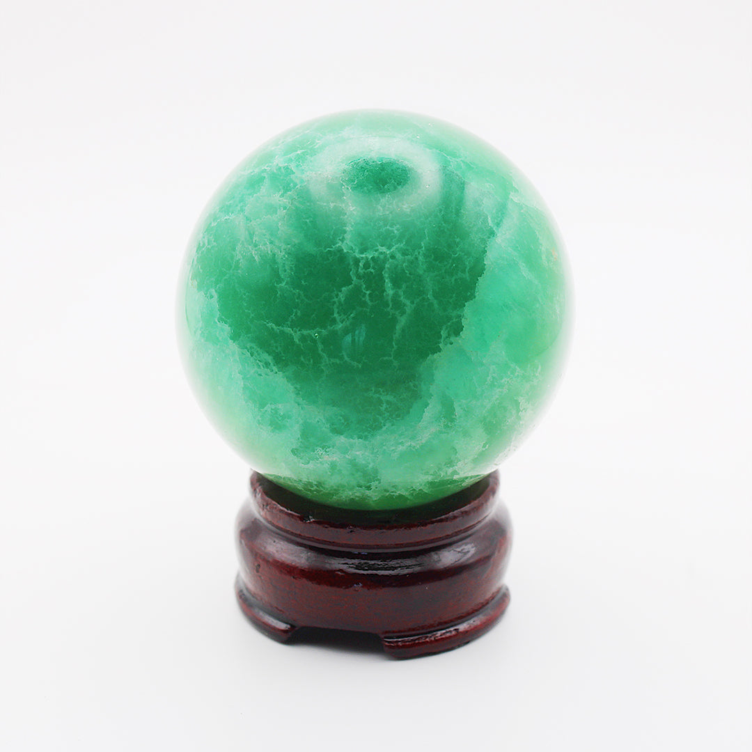 Sfera in fluorite verde / Ø 60 mm