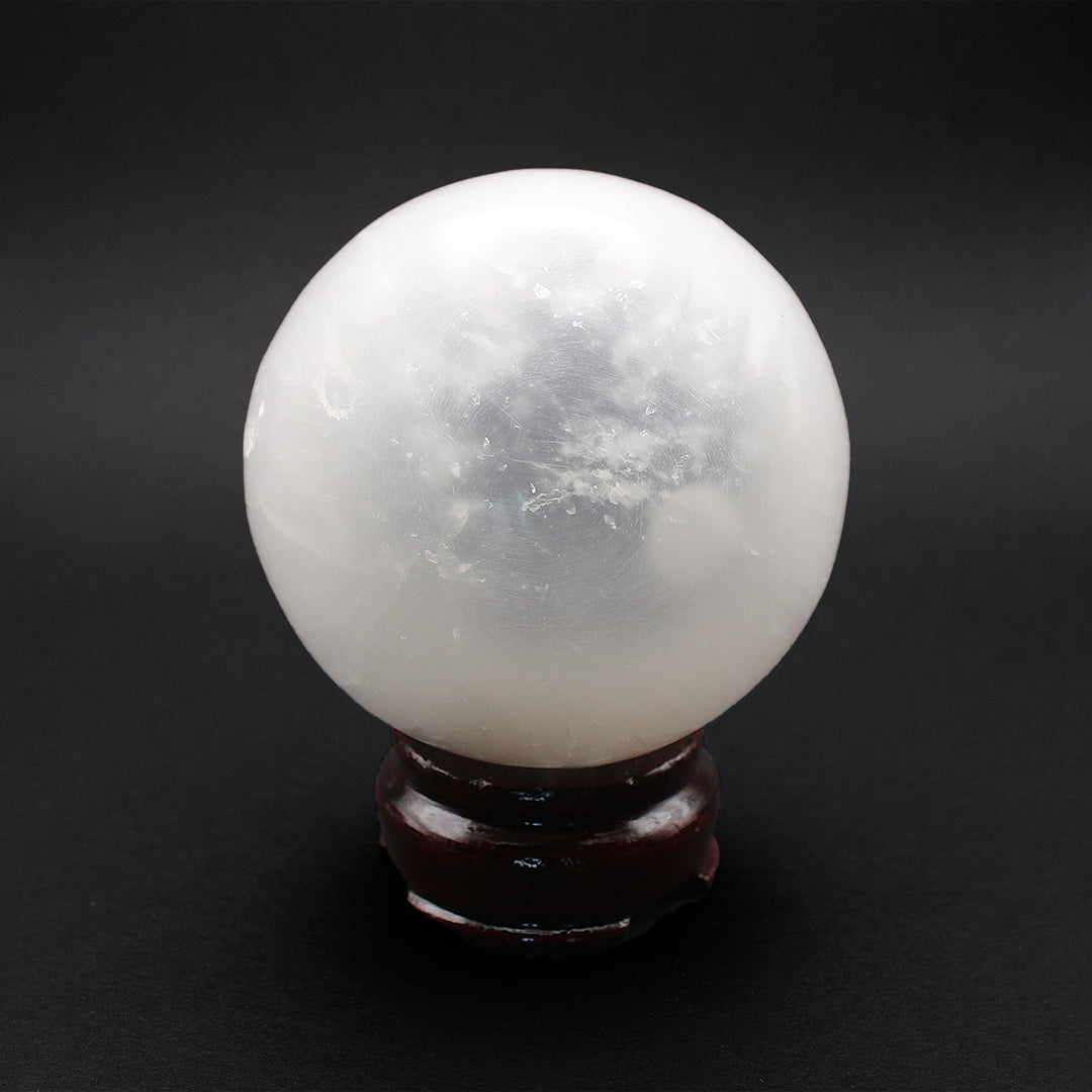 Sfera in selenite / Ø 90 mm