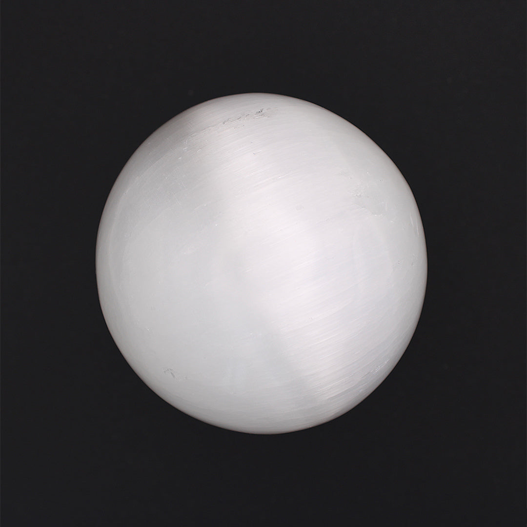 Sfera in selenite / Ø 90 mm