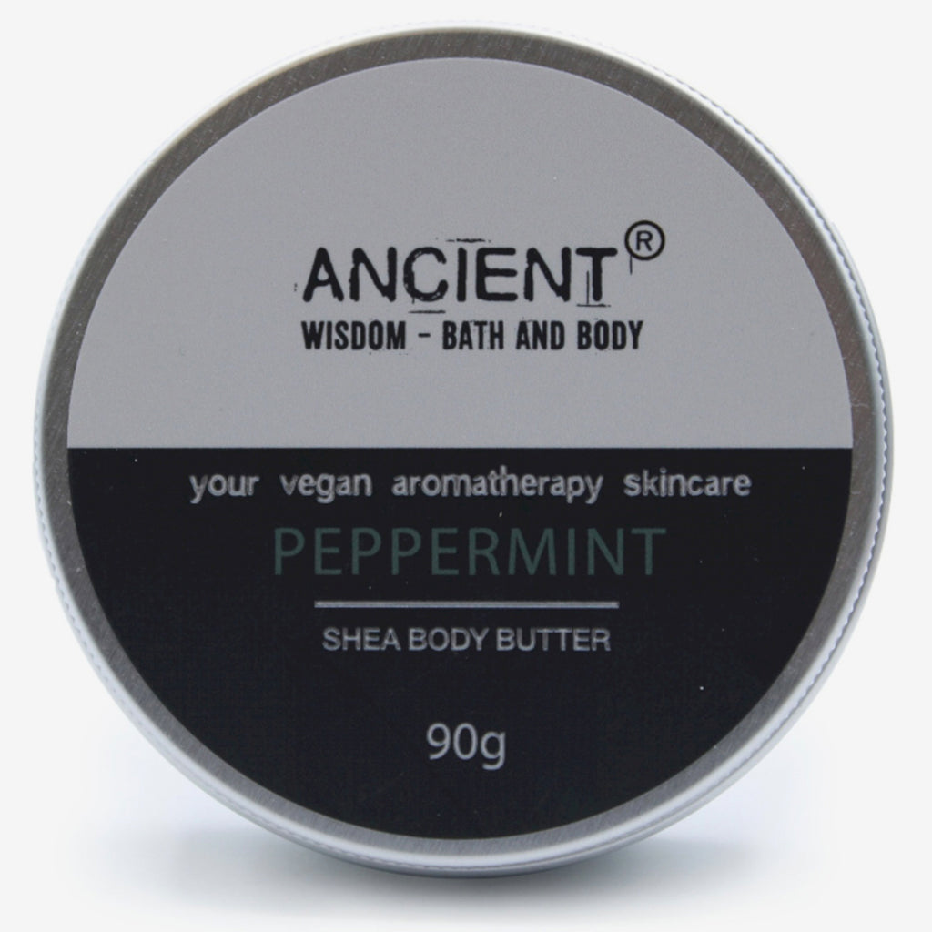 Burro corpo aromaterapico vegano / menta piperita / 90 gr