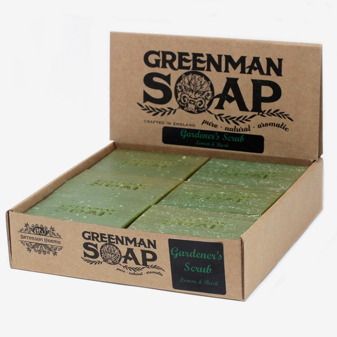 Greenman soap / scrub del giardiniere / limone e basilico / 100 gr