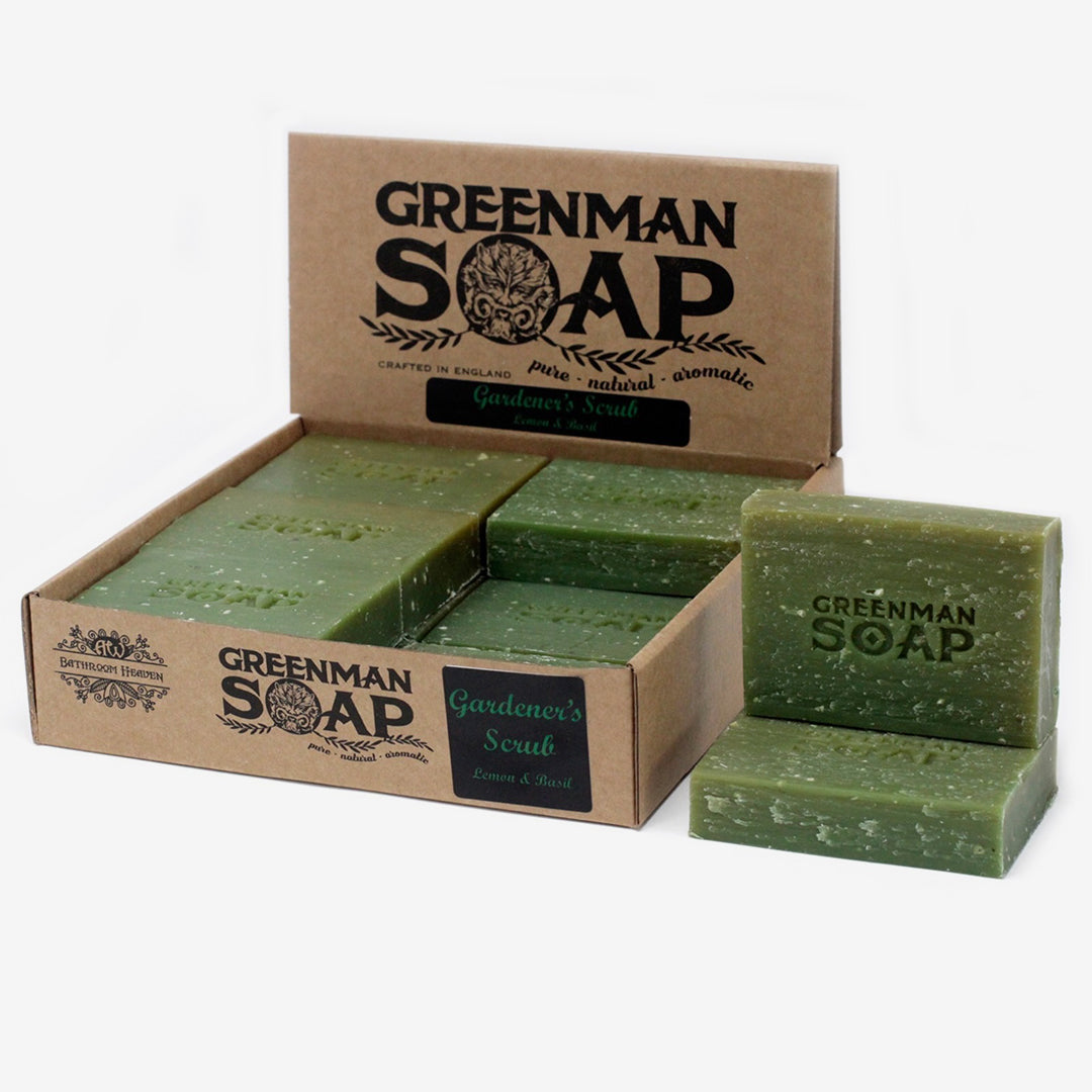 Greenman soap / scrub del giardiniere / limone e basilico / 100 gr