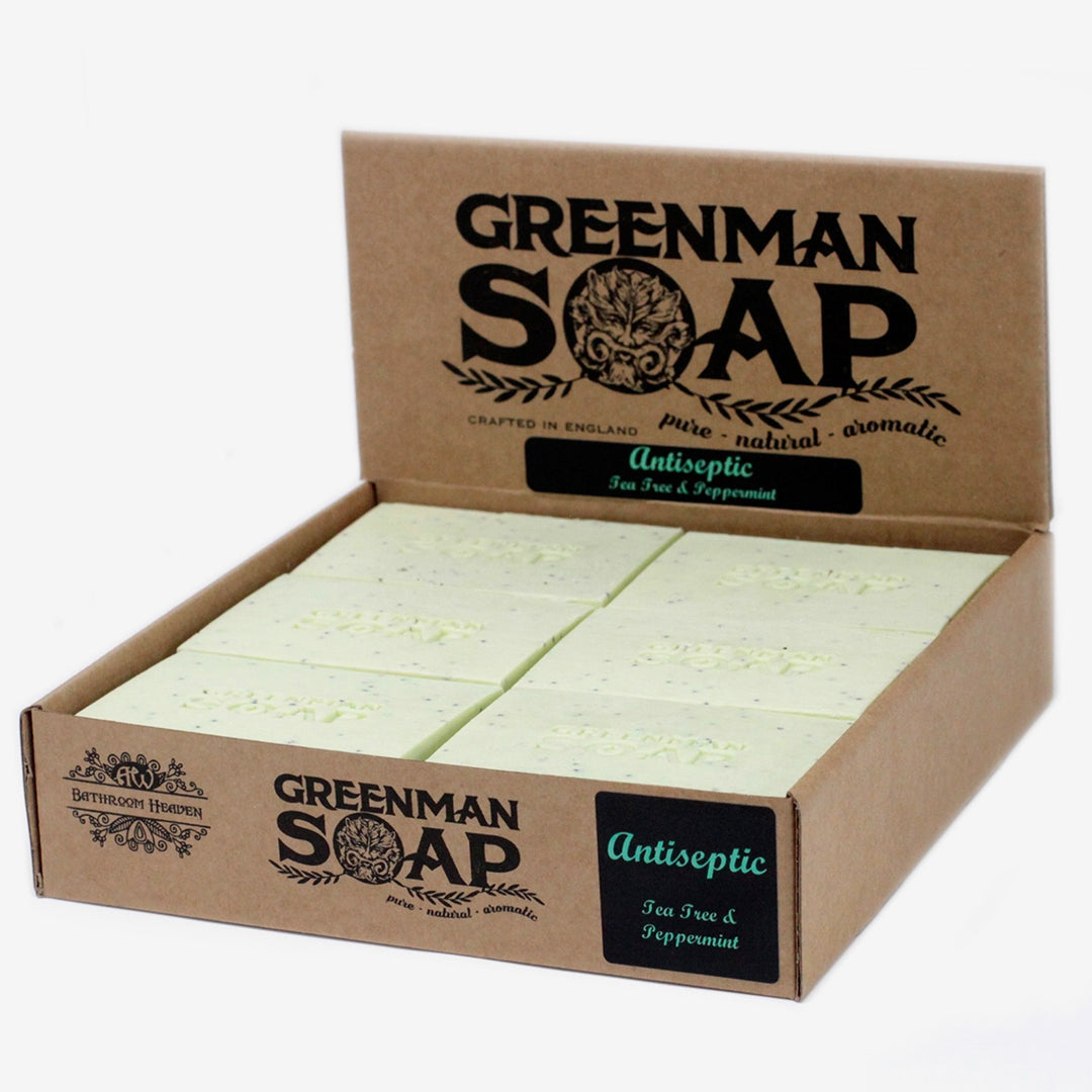 Greenman soap / antisettico / tea tree e menta piperita / 100 gr