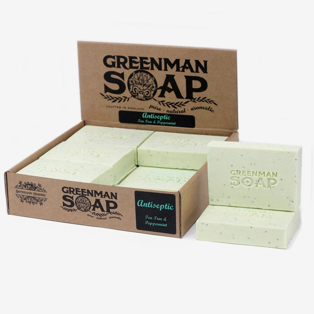 Greenman soap / antisettico / tea tree e menta piperita / 100 gr