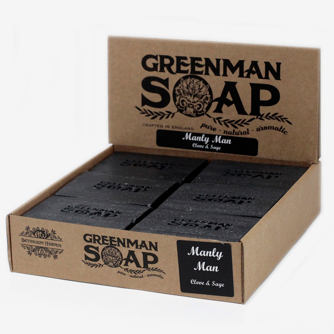 Greenman soap / uomo virile / chiodo di garofano e salvia / 100 gr