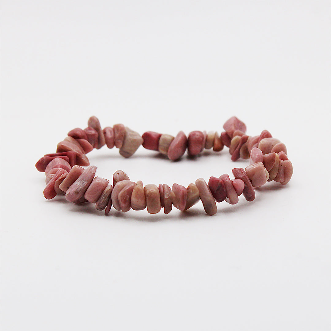 Bracciale in rodonite / chips