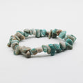 Bracciale in amazzonite / chips