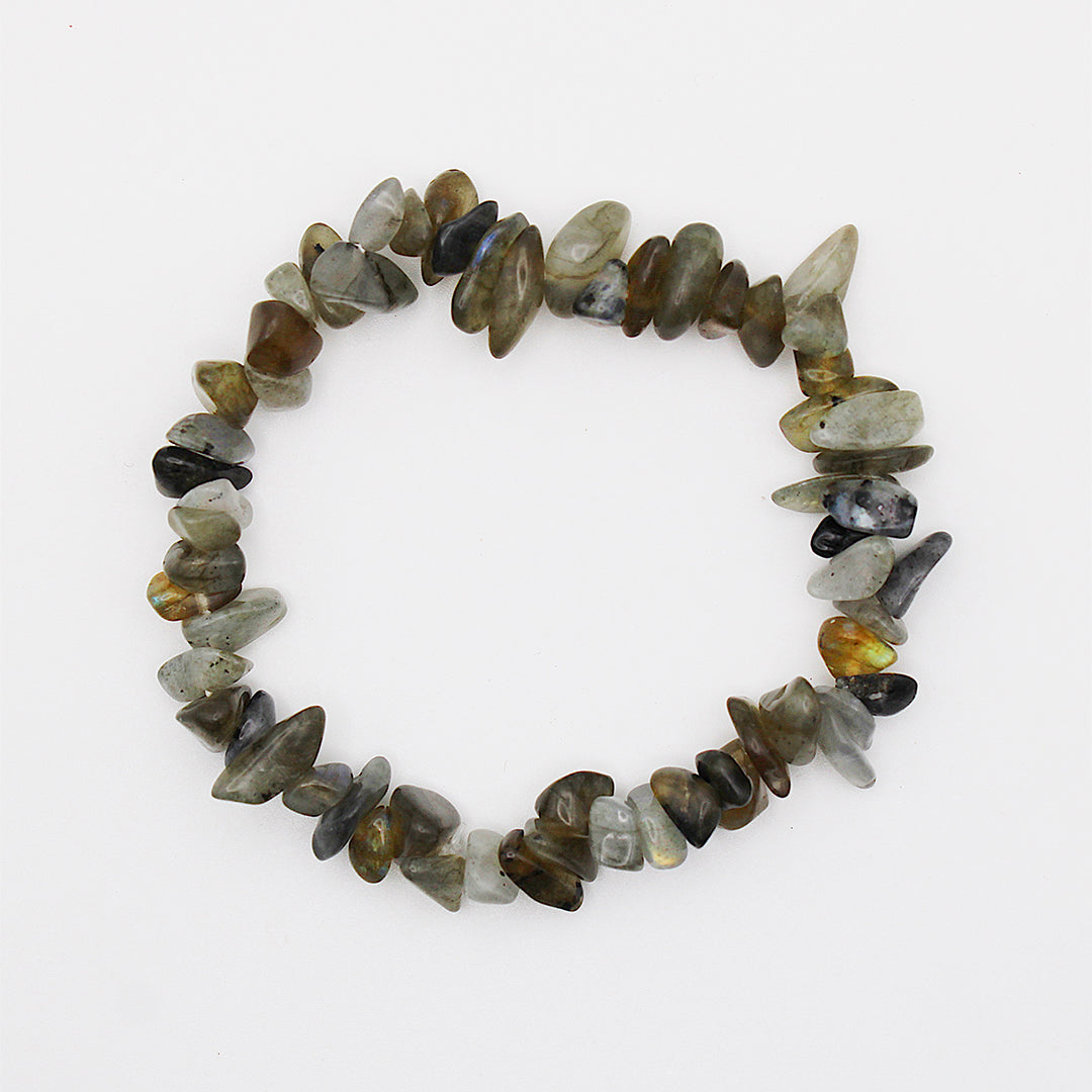 Bracciale in labradorite / chips