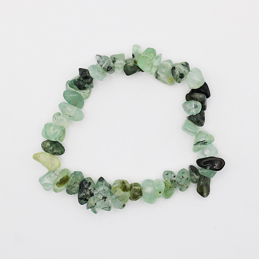 Bracciale in prehnite / chips