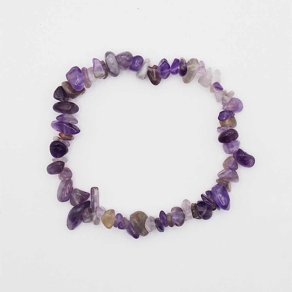 Bracciale in ametista chiara / chips