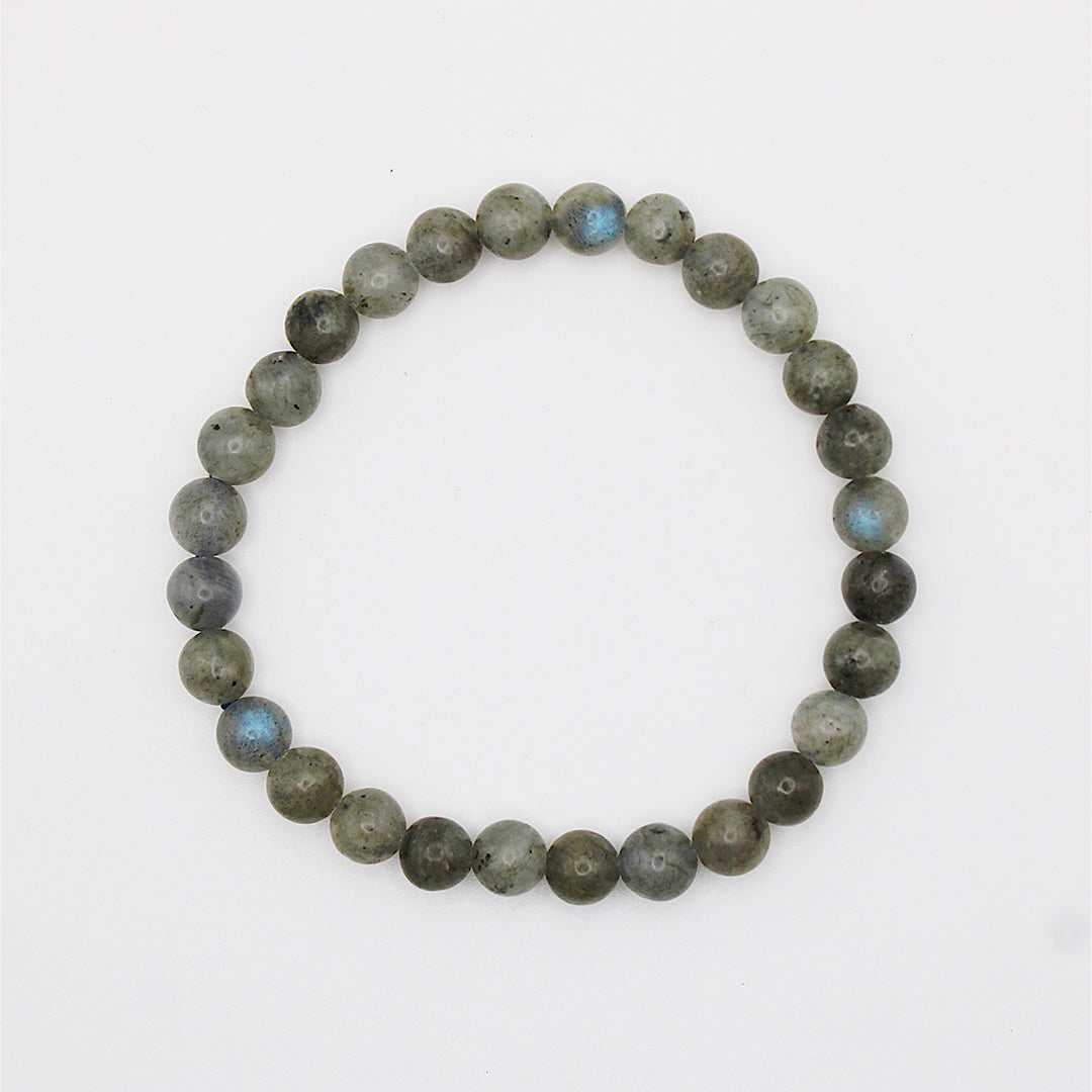 Bracciale in labradorite / pietre Ø 6 mm