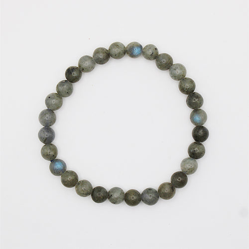 Bracciale in labradorite / pietre Ø 6 mm