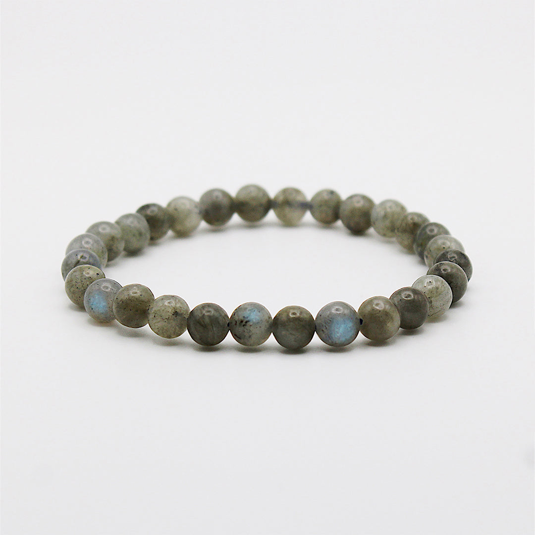 Bracciale in labradorite / pietre Ø 6 mm