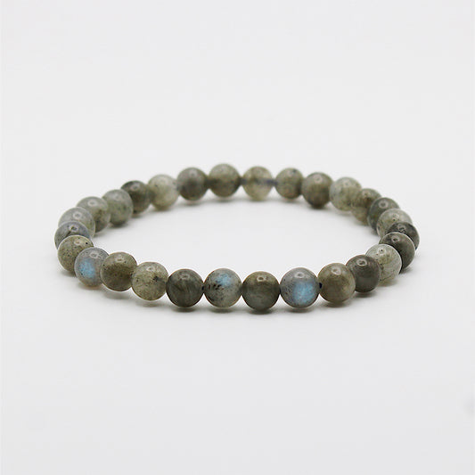 Bracciale in labradorite / pietre Ø 6 mm