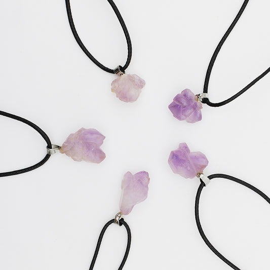 Collana in ametista lavanda