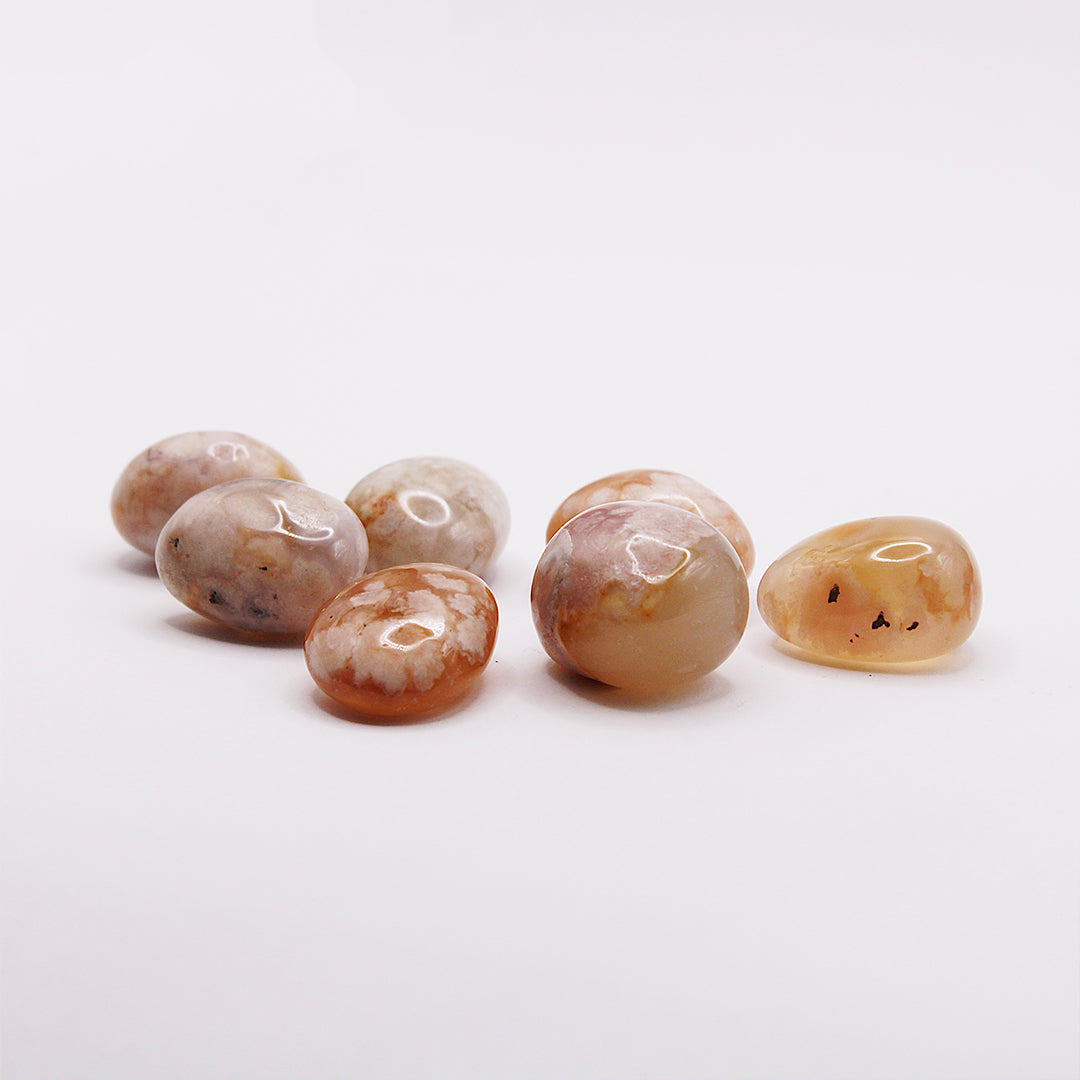 Agata sakura burattata / 20-30 mm