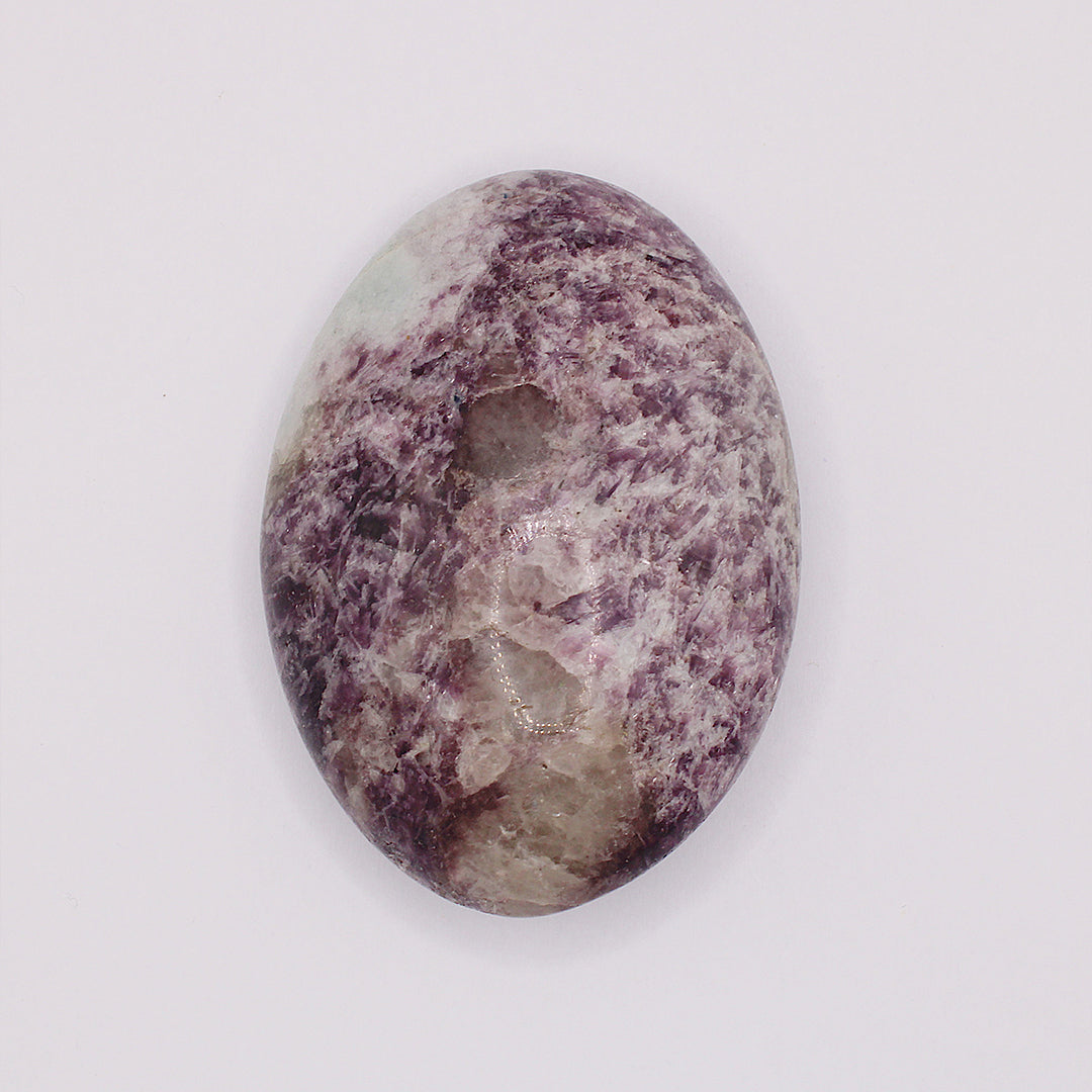 Palmstone in lepidolite / 50-70 mm