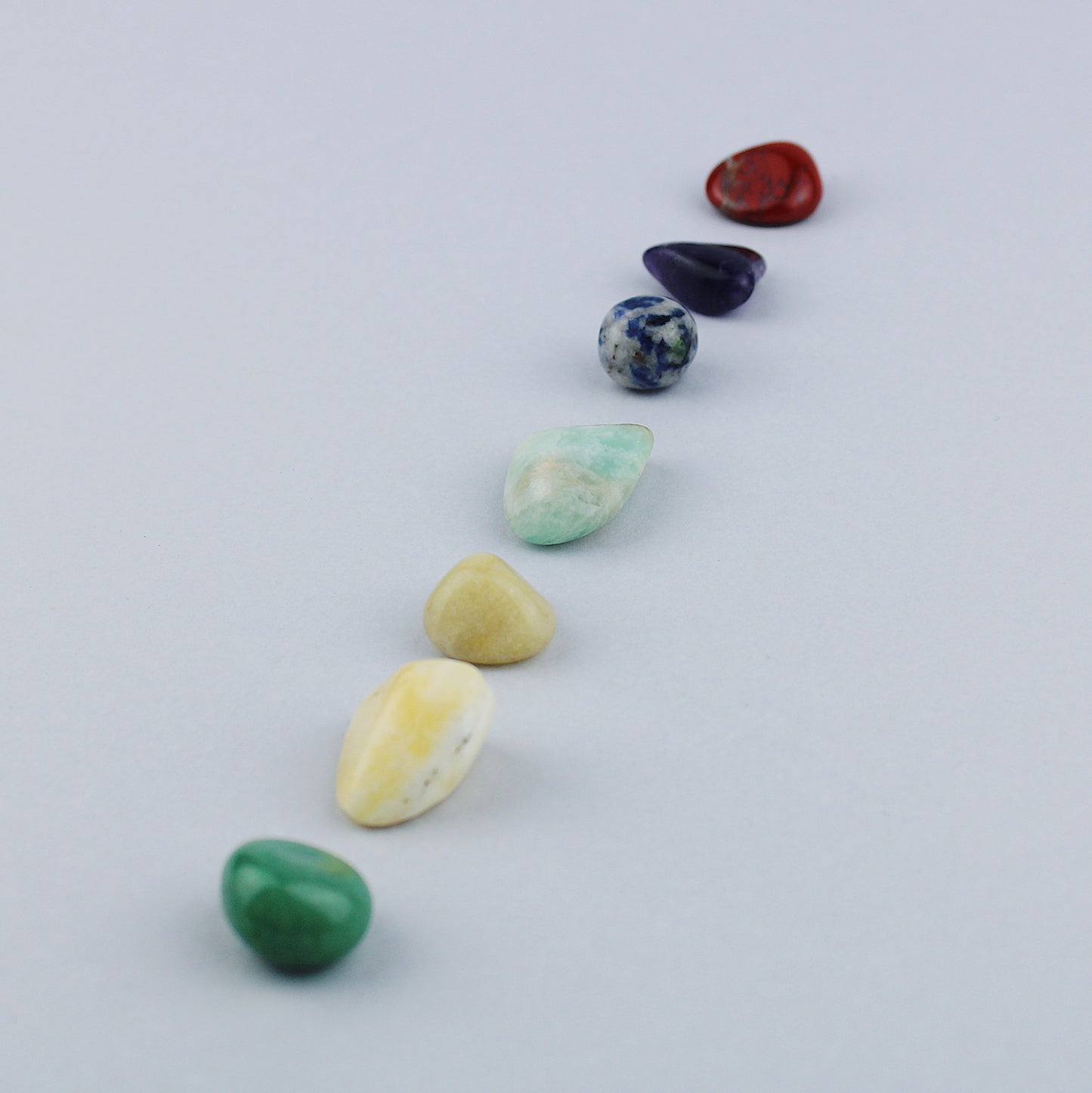 Stones of the seven chakras / 15-25 mm