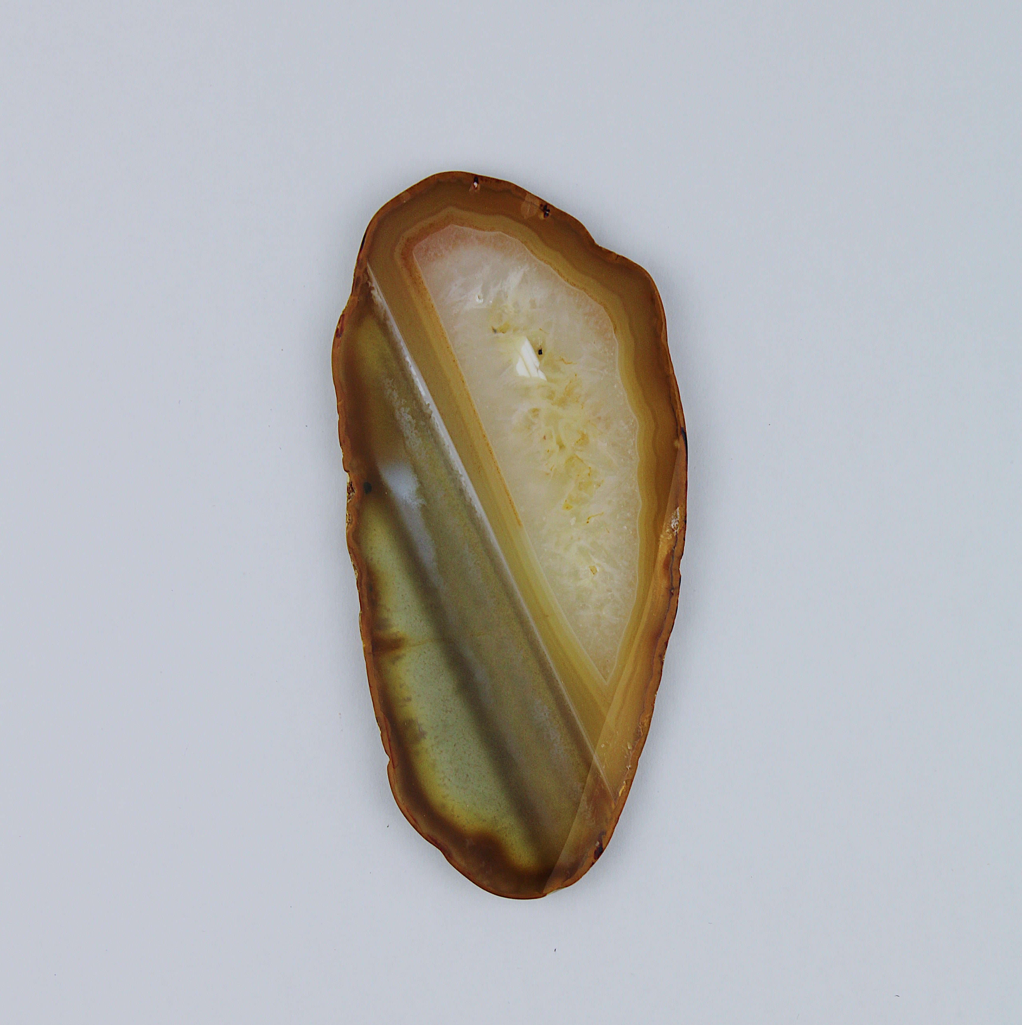 Agate geode slice / Ø 60 mm x 5 mm