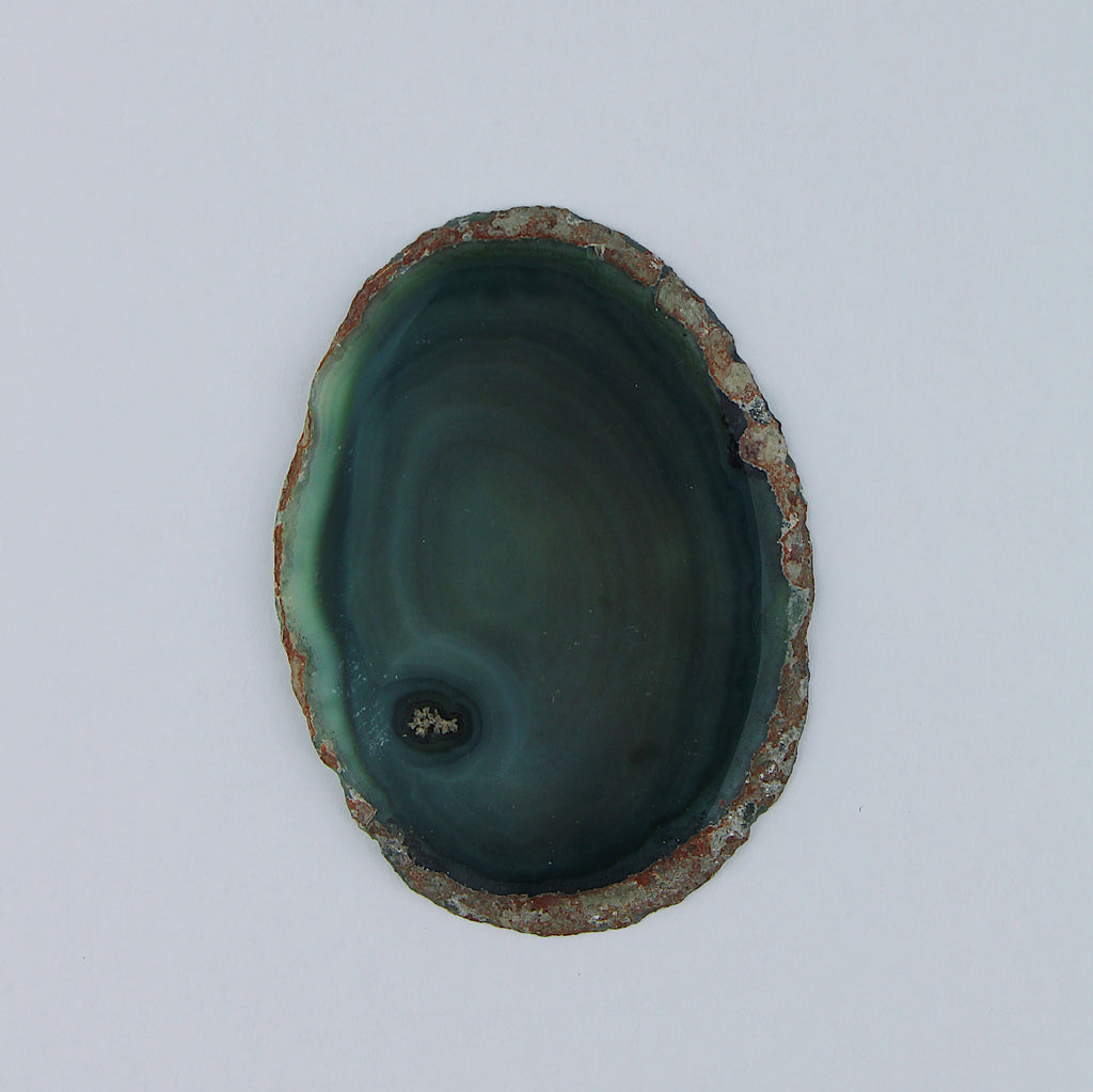 Fetta di geode di agata / Ø 50 mm x 5 mm