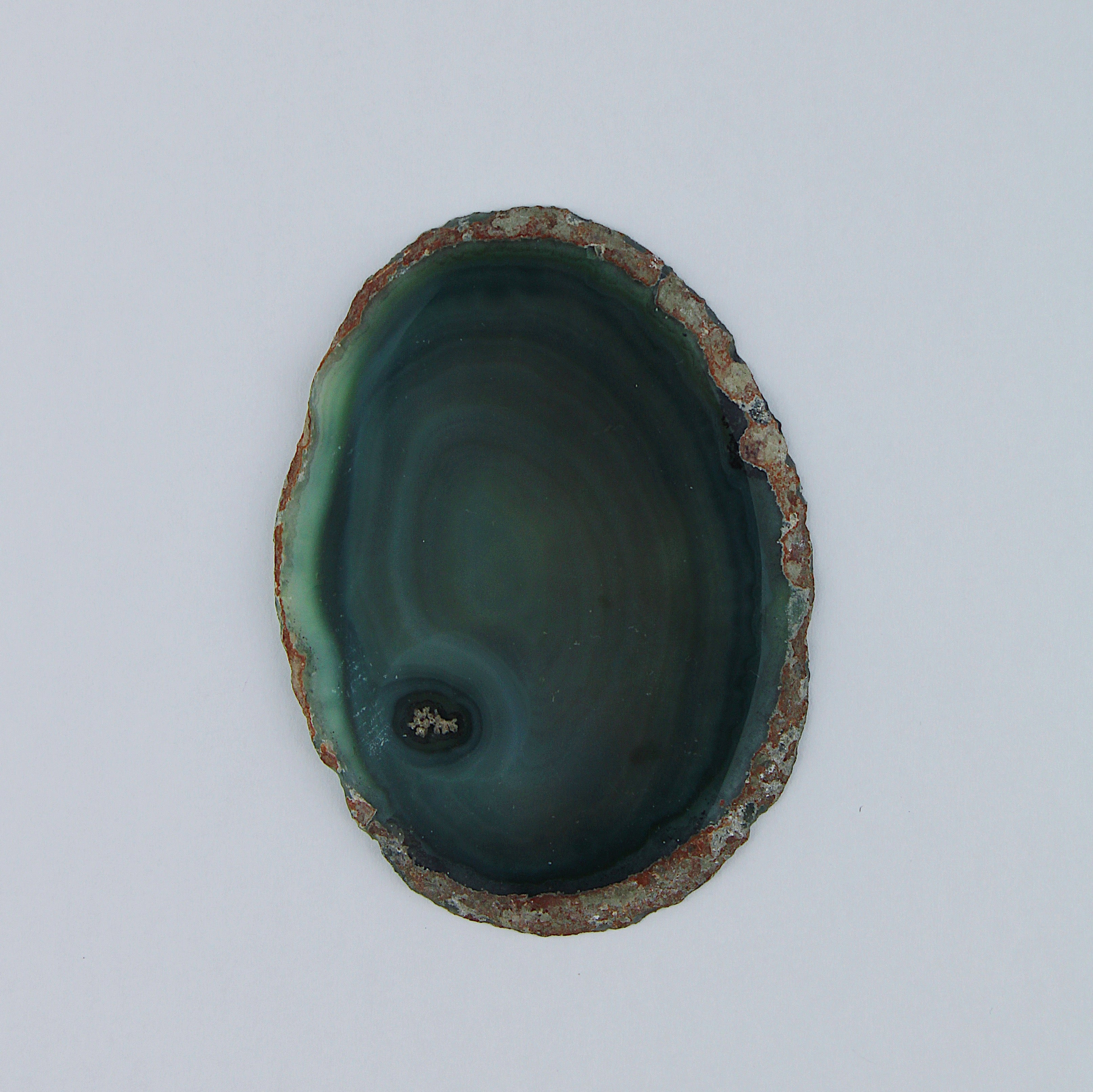 Fetta di geode di agata / Ø 50 mm x 5 mm