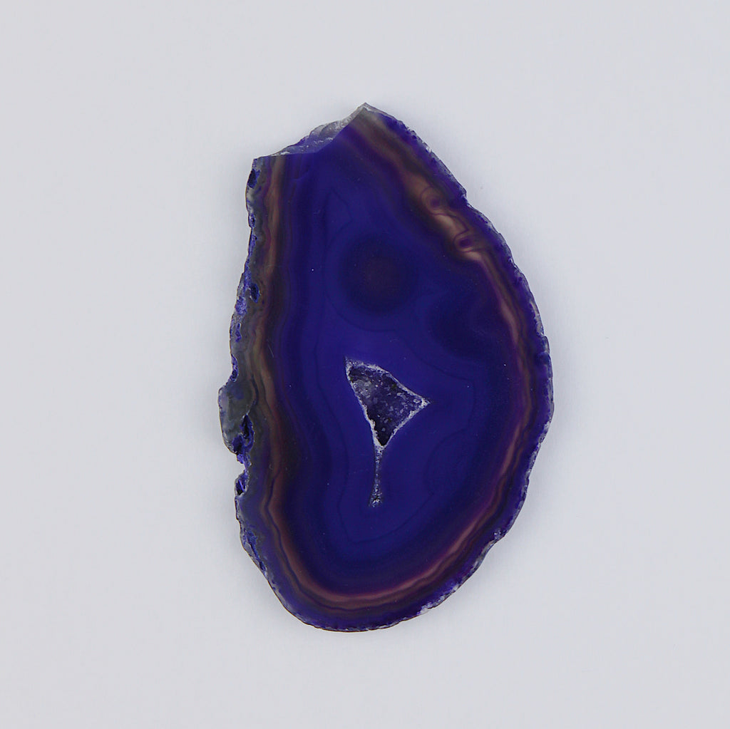 Fetta di geode di agata / Ø 50 mm x 5 mm